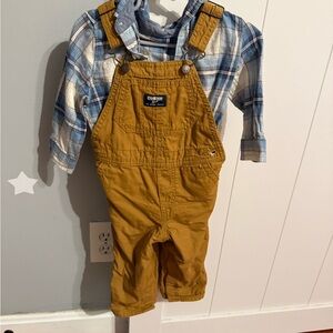 OshKosh B'gosh Mustard Overalls for Kids